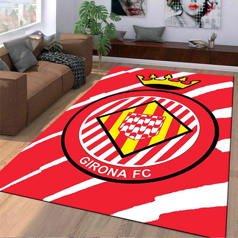 Girona FC Logo Carpet suitable as a non-slip mat for the living room or bedroom sofa