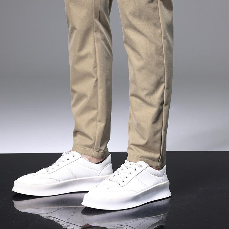 New Casual Trousers Men's Autumn Versatile Slim Small Straight Men's Korean Version of the Trend of Autumn and Winter Casual Long Trousers