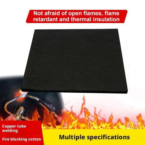 20/30/50CM Fireproof Welding Blanket Heat Resistant Up To 1800 Degree Fahrenheit Fireproof Tarp Heavy Duty Grill Stove Firpit Soldering Welders Flame