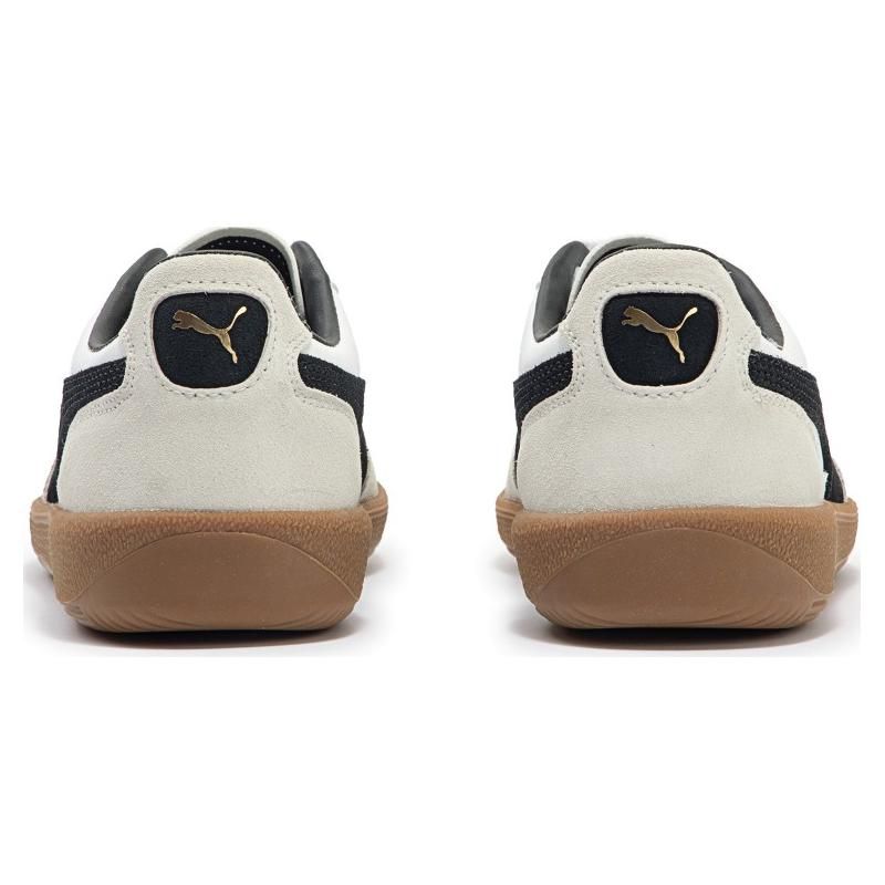 Puma Кроссовки унисекс Palermo Leather White Black Gum Vapor-Grey 396464-01