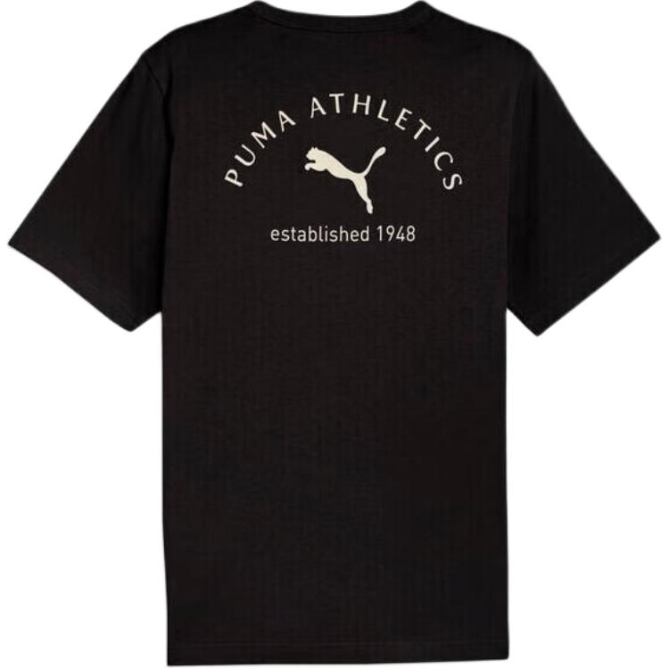 Puma Essentials Athletics Модная футболка с круглым вырезом и коротким рукавом Мужские топы 692936-01