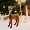Статуя пятнистого оленя, рождественский декор, поделки, украшение, фигурка, модель для сада
