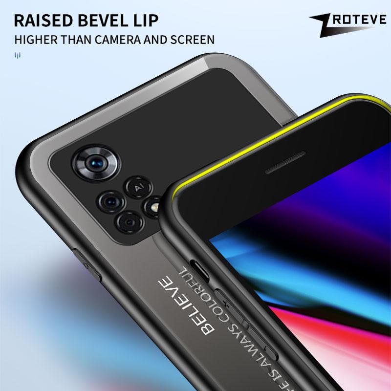 PocoX4 Pro Case Gradient Tempered Glass Cover For Xiaomi Poco X5 X4 GT X3 NFC C40 Xiomi Pocophone M3 M4 M5 S M5s Cases
