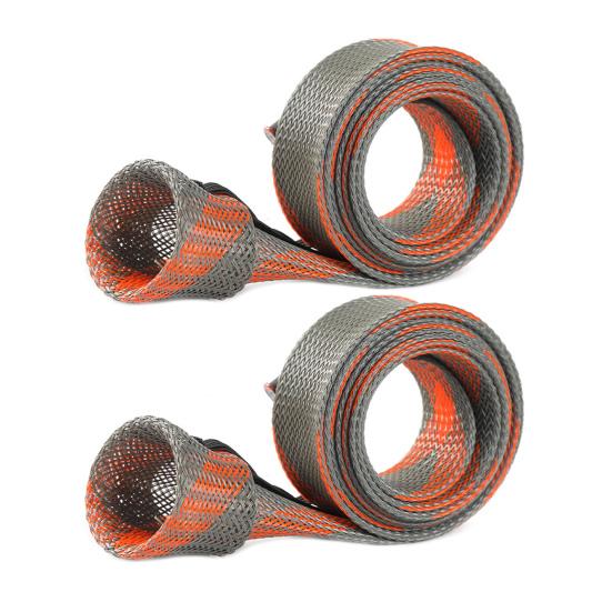 2 шт., 3 см x 170 см, рукав для удочки со шнурком, эластичная дышащая сетка из ПЭТ, легкая складная защита для удочки, аксессуары для рыбалки