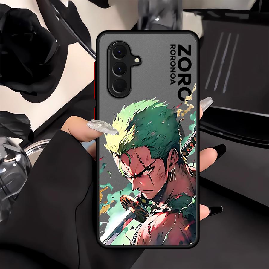 Чехол для телефона с аниме Луффи One Piece для Samsung Galaxy A14 A23 A52S A72 A73 A33 A35 A17 A52 A56 A55 A53 A34 A36 A16 A15 A54