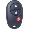 MechanMagic Key Fob Remote Replacement Fits for Toyota Tundra Tacoma Sienna Sequoia Highlander 2007 2008 2009 2010 2011 2012 2013 GQ43VT20T Keyless