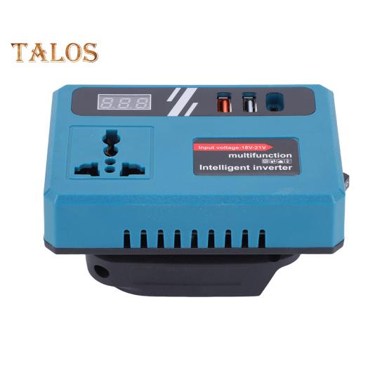 120 Вт Инвертор 18-21 В постоянного тока в 220 В переменного тока Инвертор Электрический инструмент для работы на открытом воздухе Инвертор аккумулятора для телефона ноутбука Светодиодная лампа