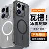 Применимо к чехлу для мобильного телефона OPPO FindX9Pro, гофрированная решетка, магнитное крепление, Reno14Pro, ледяной туман, противоударный защитный чехол