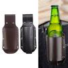 Beer Holster Belt Waist Bag Faux Leather Beer Holder Travel Pouch Soda