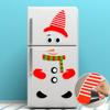Christmas Snowman  Magnetic Fridge Sticker Waterproof Wall Sticker