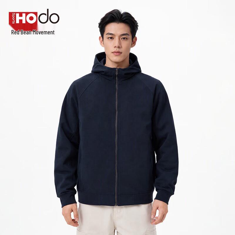 Hongdou Unisex Full-Zip Hooded Athletic Sweatshirt