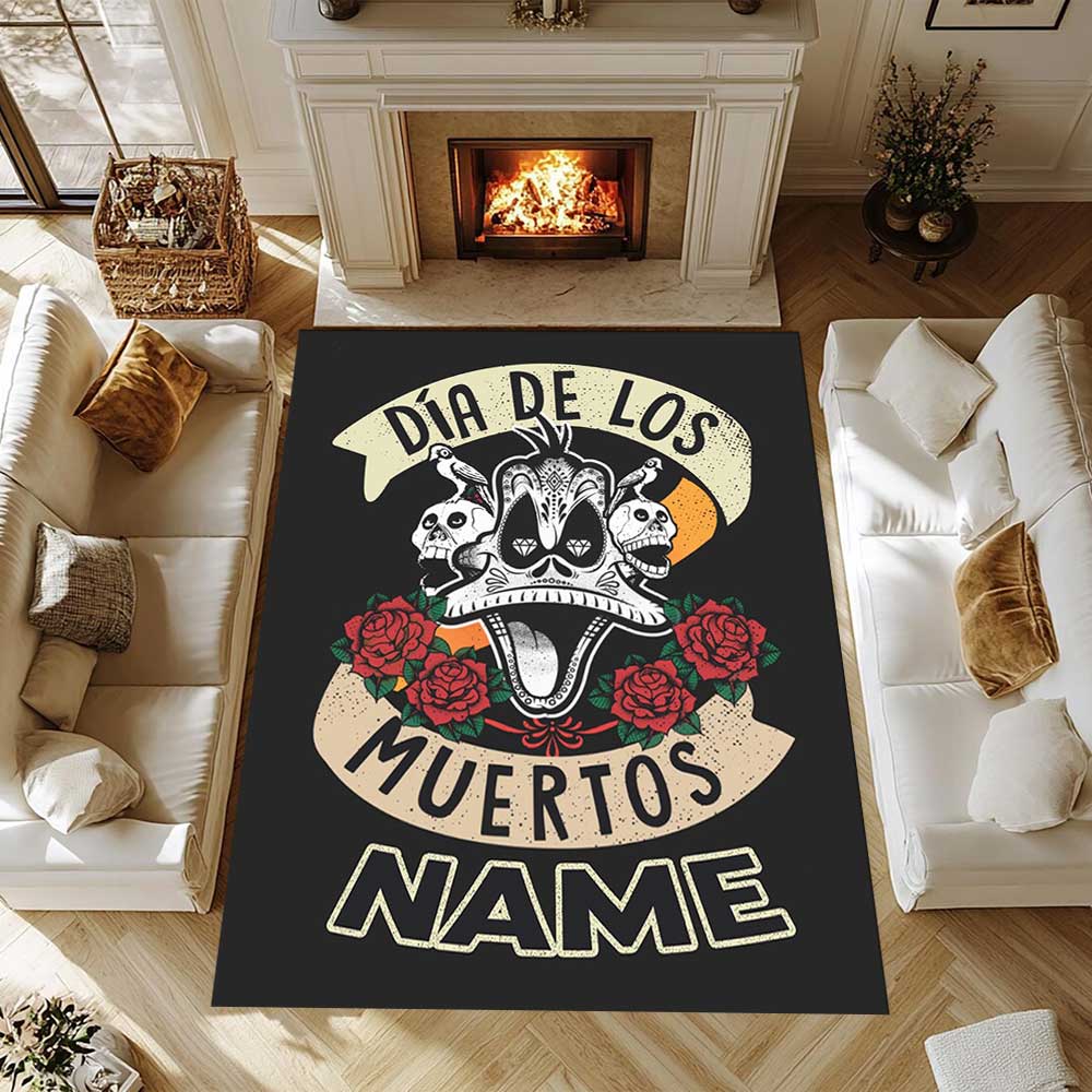 Warner (8) Customize your name rug, office chair cushion, home bedroom living room gift.