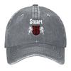 Stuart Clan Scottish Name Coat Of Arms Tartan Baseball Cap Fishing cap Hat Unisex Caps Women Unisexs