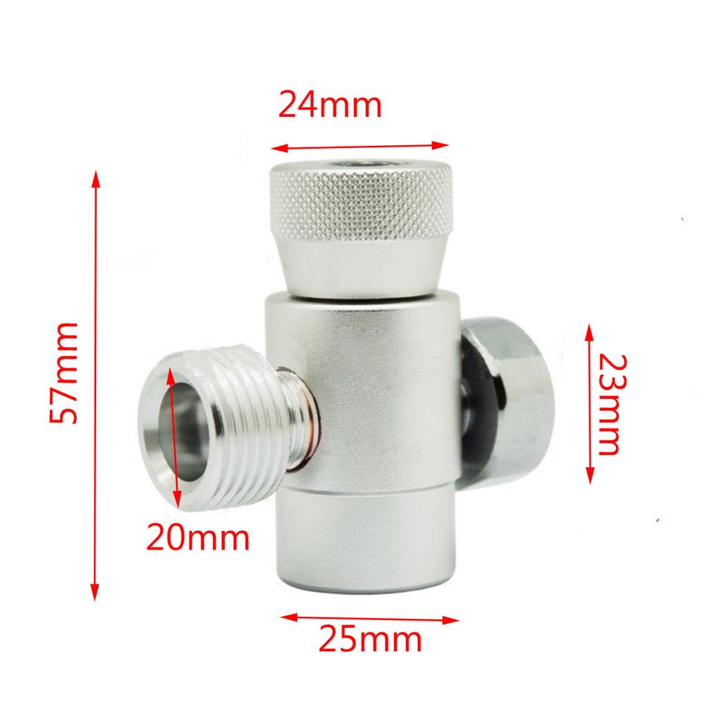 Разъем адаптера для заправки газа CO2 с резьбой W21.8-14 для резервуара Sodastream 