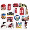 3D UK Welsh Scotland Manchester Windsor Castle London Landmarks Resin Fridge Magnets Stickers Handmade Creative Souvenirs Home Decoration