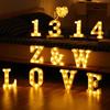LED Letter & Number Lights: Multicolor Decorations for Birthdays, Proposals, Weddings, and Parties