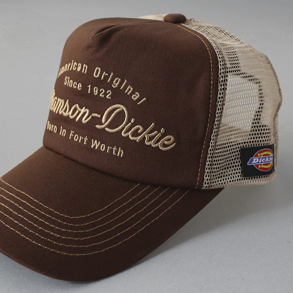 Dickies Embroidered Mesh Work Cap, Black, One Size