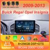 Автомобильное радио Android 14 Carplay WIFI+4G для Buick Regal Opel Insignia 2009 2010 2011 2012 2013 Мультимедийный плеер GPS Navi Stereo BT
