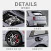 1:20 Rolls Royce Cullinan Black Badge Металлический литой модель автомобиля с инерционным механизмом, звуком и светом, Детская игрушечная машина, Подарок на день рождения, Мальчик