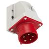 Receiver Plug (fixed) 16A 400V 3P+Z+N IP44