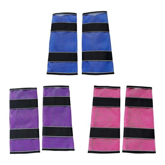 2Pcs Horse Fly Boots Mesh Horse Leg Protectors Universal Horse Leg Wraps Fly