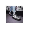 Dr. Martens 1460 Junior Полностью Принтованные В Горошек Полусапоги Повседневные На Молнии Водонепроницаемые Прочные Детские Кожаные Ботинки Детские Ботинки Черные Белые 27071009