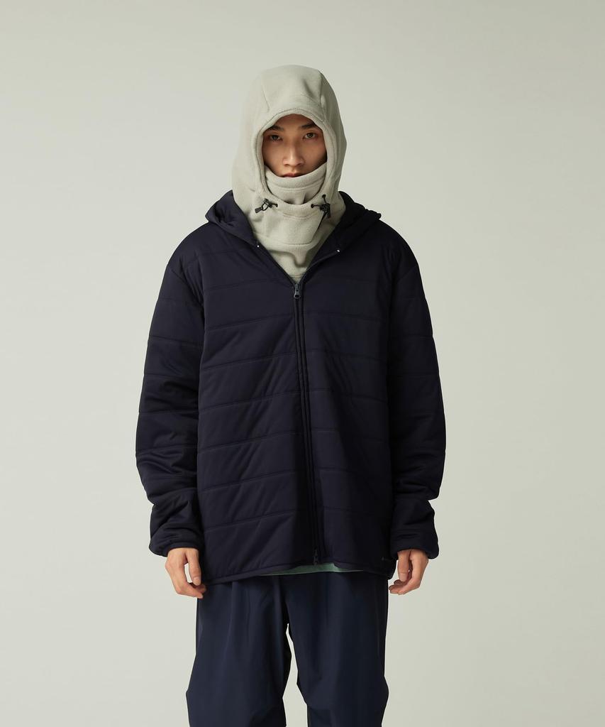 Snow Peak Flexible Insulated Hoodie and Size M Zip-Up SW-25AU002, Men's Women's, Navy,