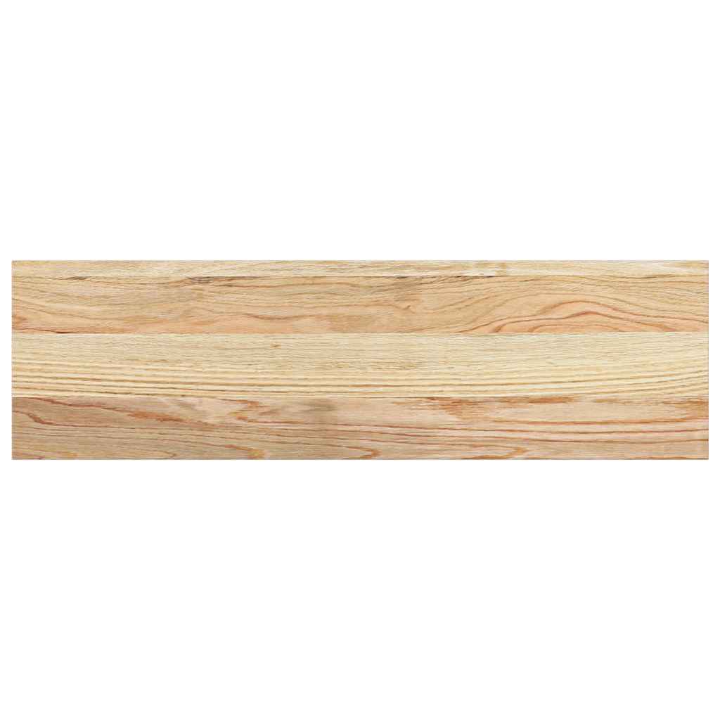 vidaXL Fensterbänke 2 Stk. Unbehandelt 70x20x2 cm Massivholz Eiche