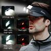 LED Induction Headlamp Mini Cap Clip Light 1200Mah Built-in Battery USB Rechargeable Head Flashlight for Camping Fishing