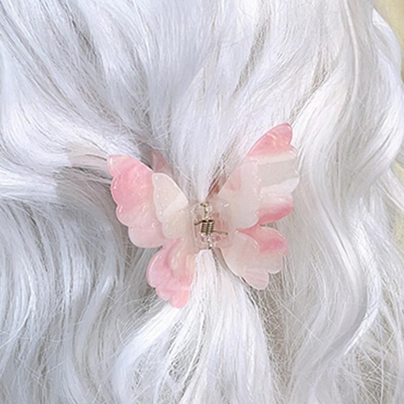 Милые принцессы ацетат двухслойные заколки-бабочки для волос милые заколки для девочек головные уборы заколки для волос аксессуары для волос