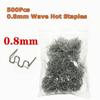 500Pcs 0.8mm Plastic Welding Wave Hot Staples Stapler For Car Bumper Repair