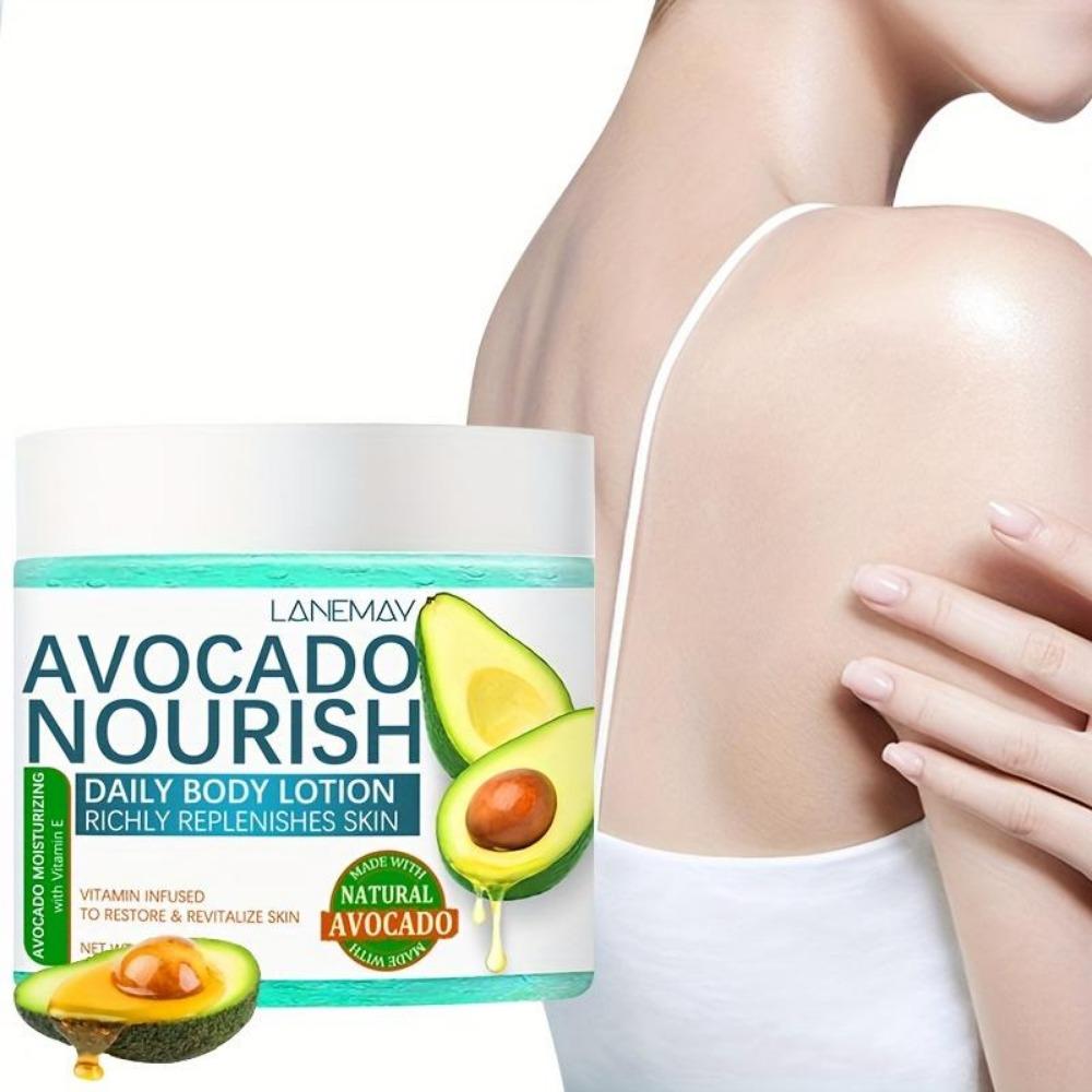 200 г увлажняющего и разглаживающего лосьона для тела с авокадо и ниацинамидом, натуральные ингредиенты увлажняющего геля, увлажнение кожи