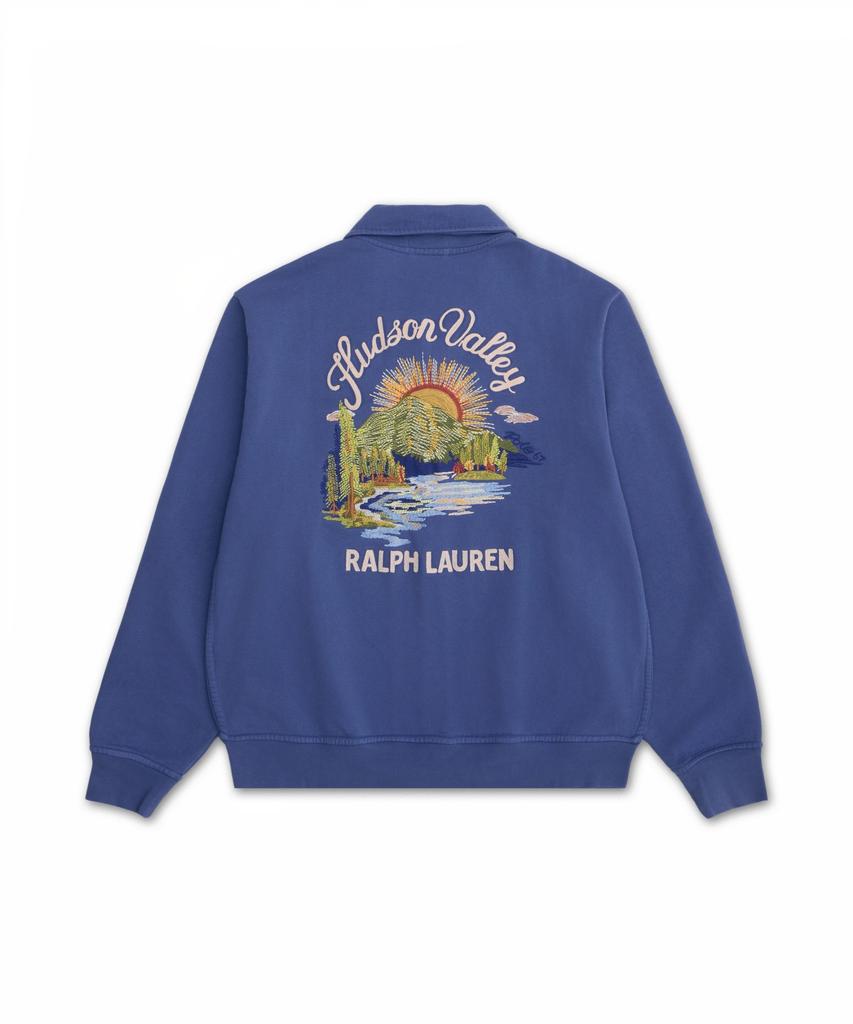 Polo Ralph Lauren Embroidered Loopback Fleece Jacket - Navy