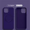 Модный магнитный жидкий силиконовый чехол для телефона MagSafe с беспроводной зарядкой для iPhone 14 12 11 13 Pro Max квадратный противоударный чехол