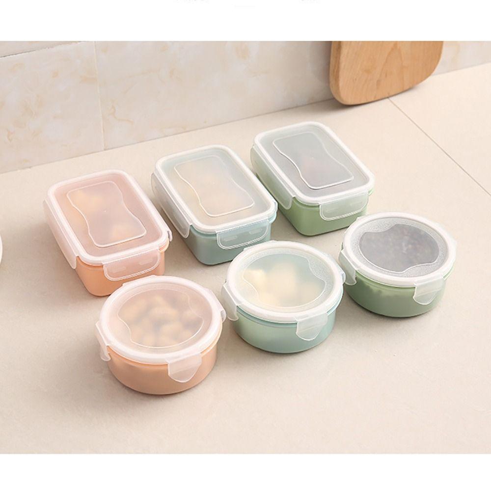 1 шт., безопасный контейнер для хранения пищевых продуктов в микроволновой печи, контейнеры для приготовления еды, пластиковый холодильник, более четкий
