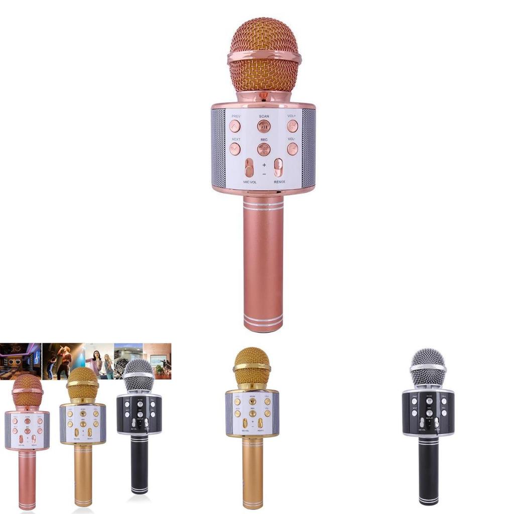 Wireless Bluetooth Microphone Handheld Ktv Mini Portable Speaker Usb Playerfor Home Parties And Events