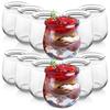 12x Glass Jars Jars Containers Cups Yogurt Cups Desserts 200ml