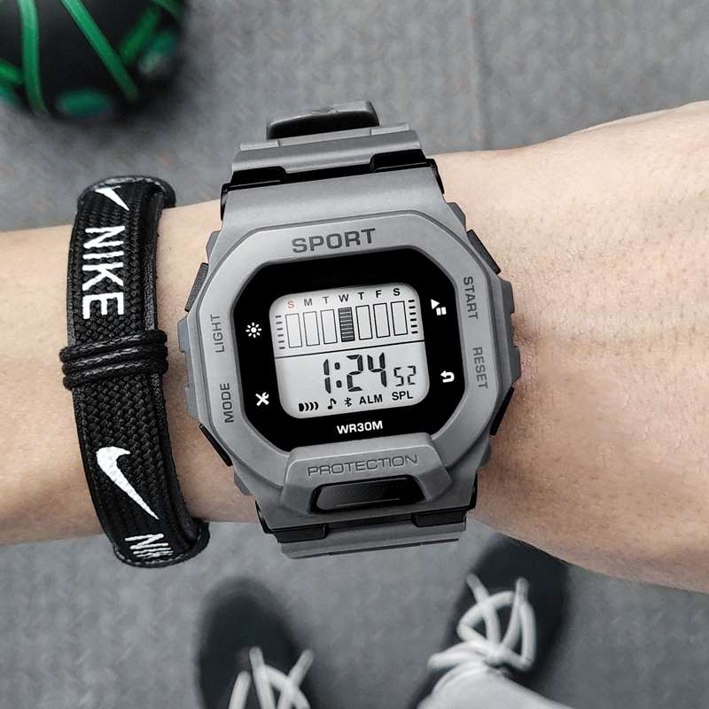 Светящийся будильник водонепроницаемый новый для мужчин и женщин многофункциональные электронные часы спортивные светодиодные часы уникальные