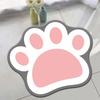 Cute 40x60cm Floor Mat Cartoon Cat Paw Bathroom Mat Non-slip Super Absorbent Foot Mat