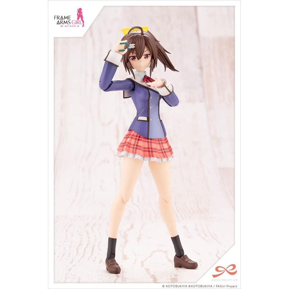 Sosai Girls' Garden Ao Gennai [Wakaba Girls' High SchoolWinter Uniform] Height Approx. 159mm 110 Scale Plastic Model Molding Color JK004