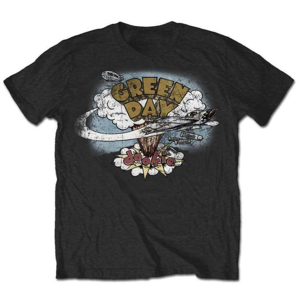 Green Day Vintage Band Photo Print Cotton TShirt Punk Rock Band Unisex Short Sleeve Tee