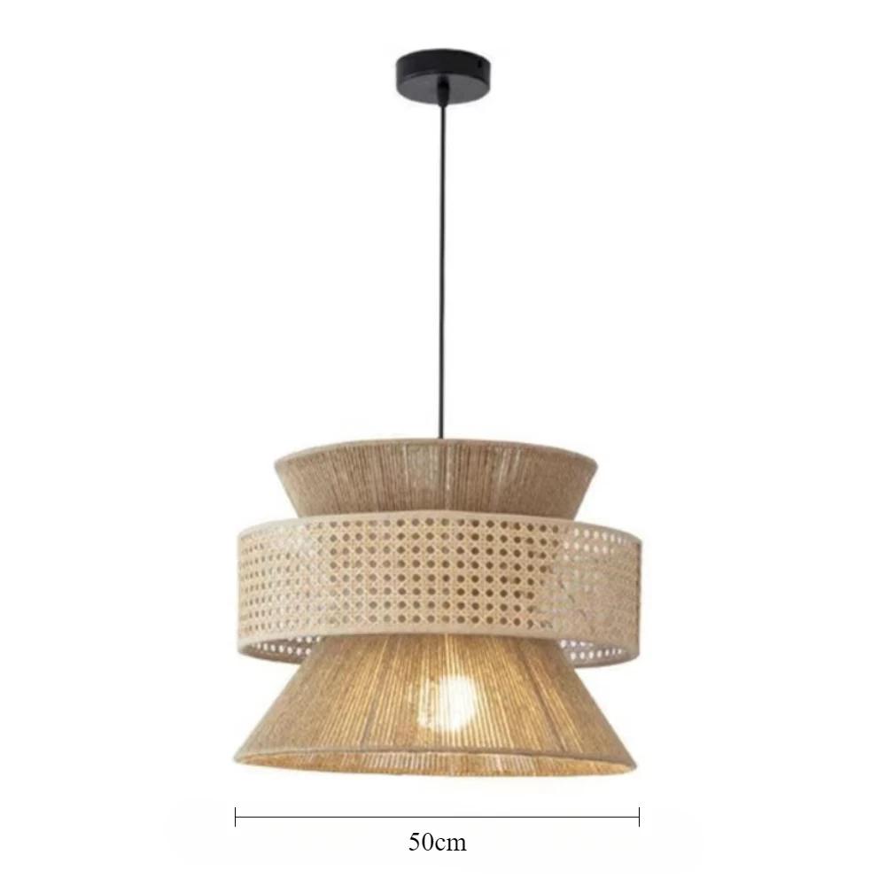 Подвесной светильник ручной работы из натурального белого ротанга, абажур, каркасы для абажуров оптом, подвесная лампа для декора, экологичная лампа