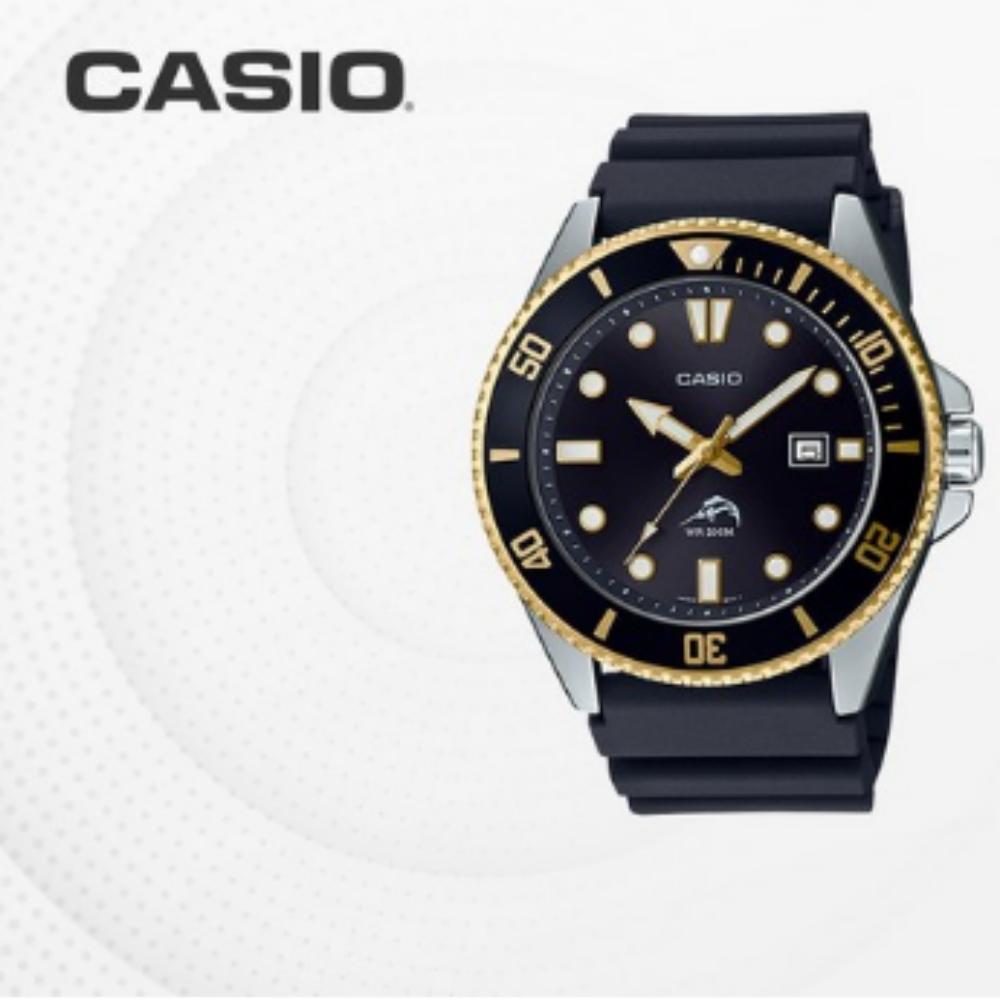 Casio MDV-106G-1A Дайверские часы Золотая рыбка MDV106 Модные часы
