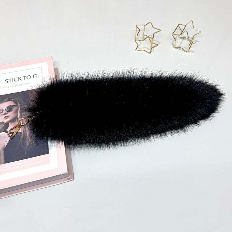 Женские и женские сумки из полиэстера, украшения, подвески, пушистые брелоки, держатели, ручная работа, имитация лисьего хвоста, модные подарочные аксессуары