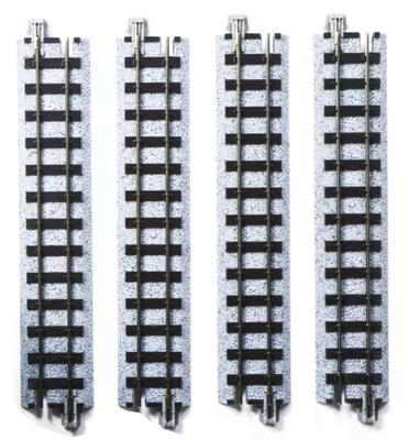 KATO Узкоколейный Unitrack прямая линия 124 мм 4 шт 52-120 принадлежности для моделей железных дорог
