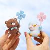 Bear Animals Figures Pig Landscape Decoration Animal Windmill Figurines  Collection Toy