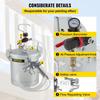 Commercial Paint Pressure Tank 2.5 Gallons Pressure Pot Tank 10L Pressure Paint Pot Feed Spray Gun 1.5mm Nozzle Paint Sprayer for 10L Capacity