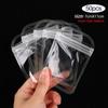 50Pcs Earrings Rings Necklace Display Plastic Organizer Bag Pouch Jewelry Packaging Bags