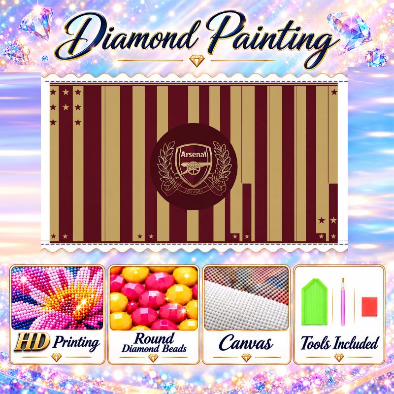 Arsenal 5D Diamond Painting Kit DIY Full Drill Diamond Art Home Wall Decor