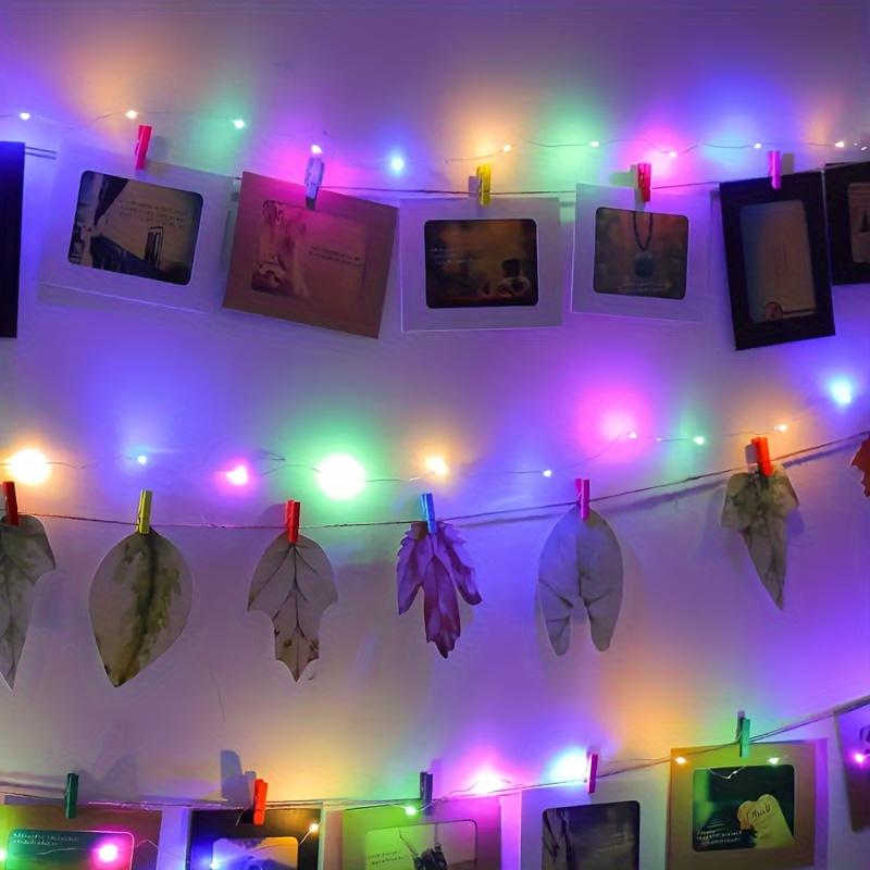 USB Гирлянда с феями 8 режимов освещения Управление с пульта ДУ Разноцветная гирлянда Идеально подходит для свадеб, спален, рождественских украшений